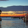 Sunset at Marina Plaza Dunedin Florida